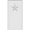 Ekena Millwork Standard Foster Star Plinth Block With Rounded Edge, 4"W x 8"H x 1/2"P PBP040X080X050FOS08 - alternate 4